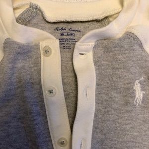 Ralph Lauren Footed Onesie